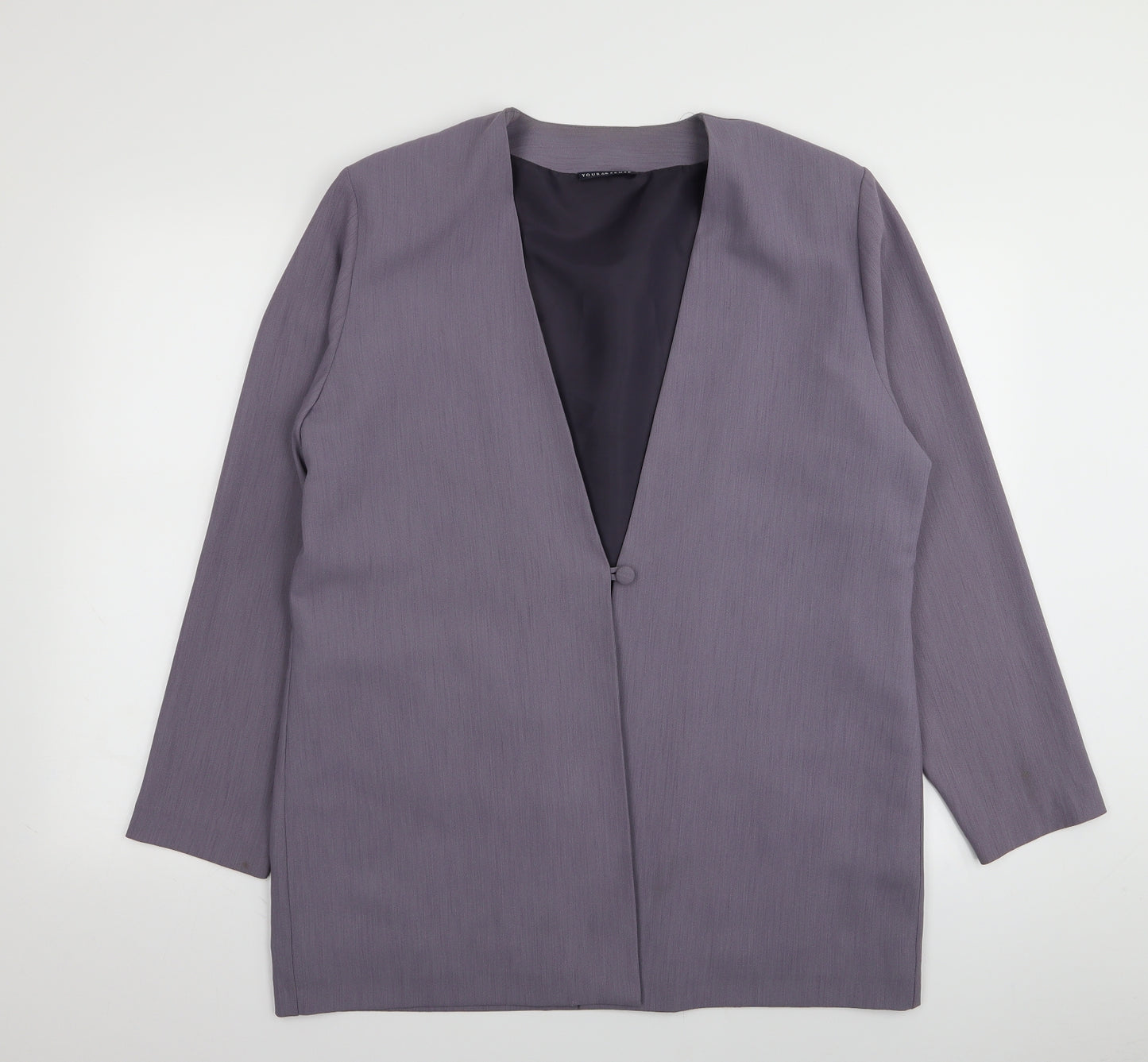 Your 6th sense Womens Purple   Jacket Blazer Size 18