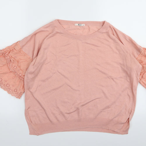 TU Womens Pink   Basic T-Shirt Size 12
