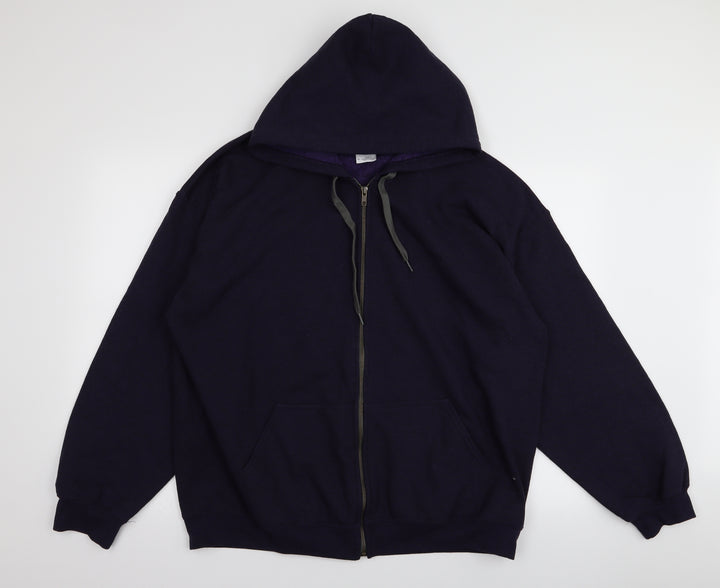Gildan Mens Purple   Pullover Jumper Size XL