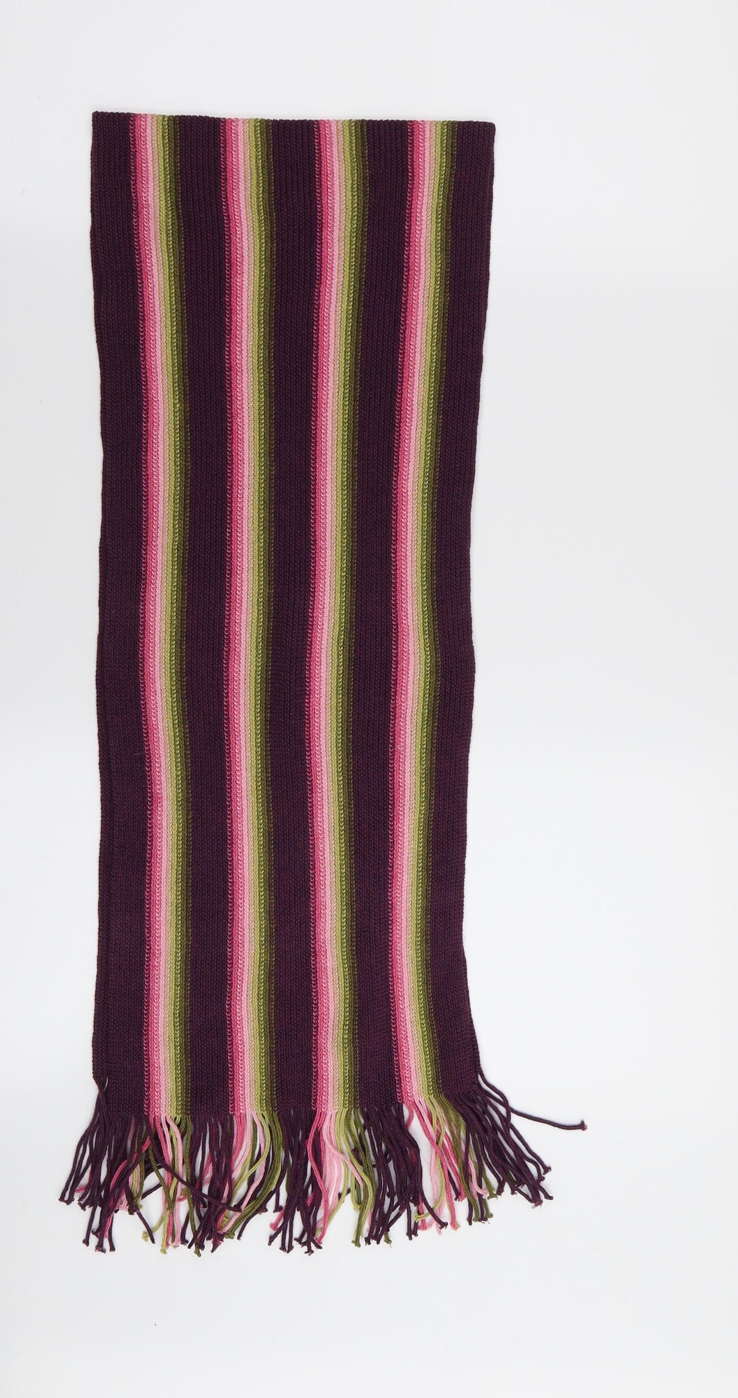 Preworn Womens Multicoloured Striped   Scarf