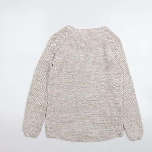 H&M Girls Beige   Pullover Jumper Size 11-12 Years