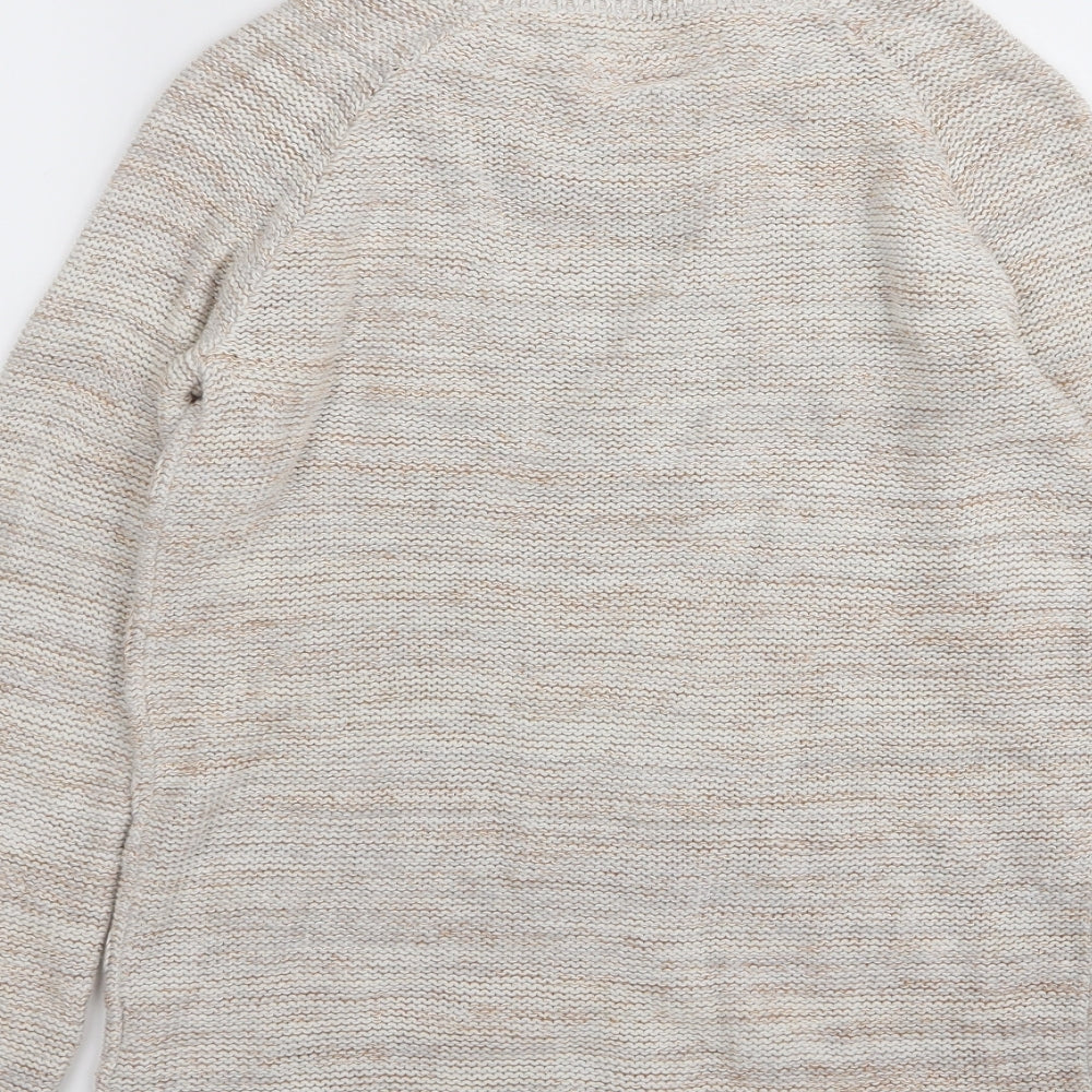 H&M Girls Beige   Pullover Jumper Size 11-12 Years