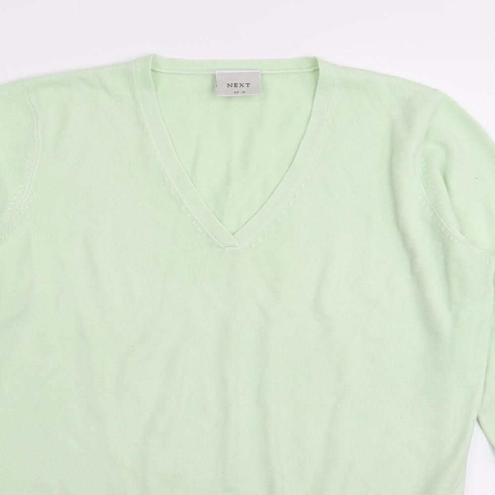 NEXT Womens Green   Pullover Jumper Size 14