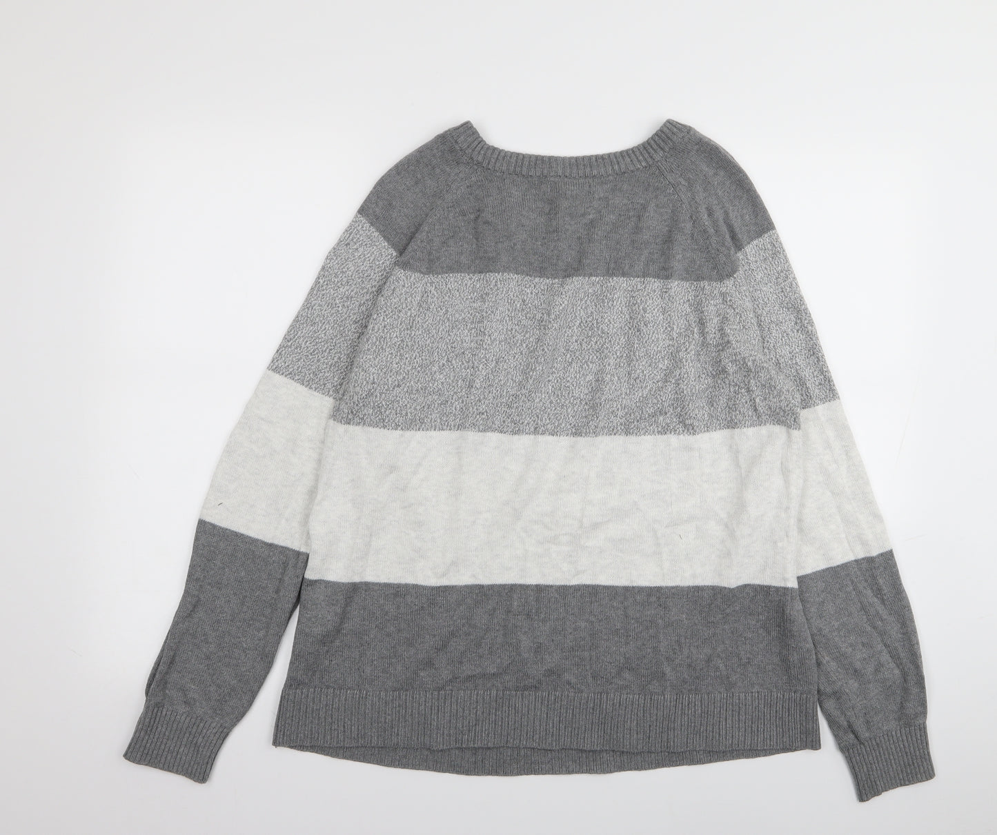 Gap Mens Multicoloured Striped  Pullover Jumper Size XL