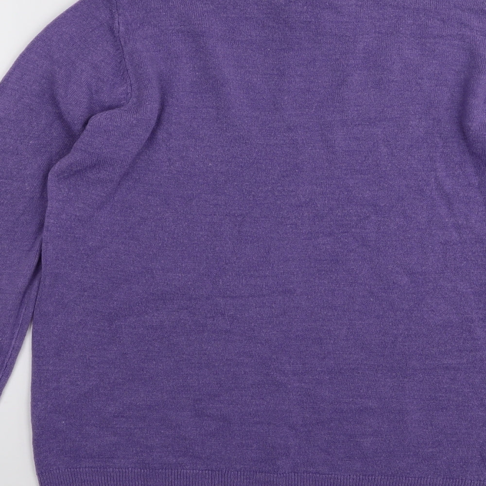BHS Womens Purple   Pullover Jumper Size 12