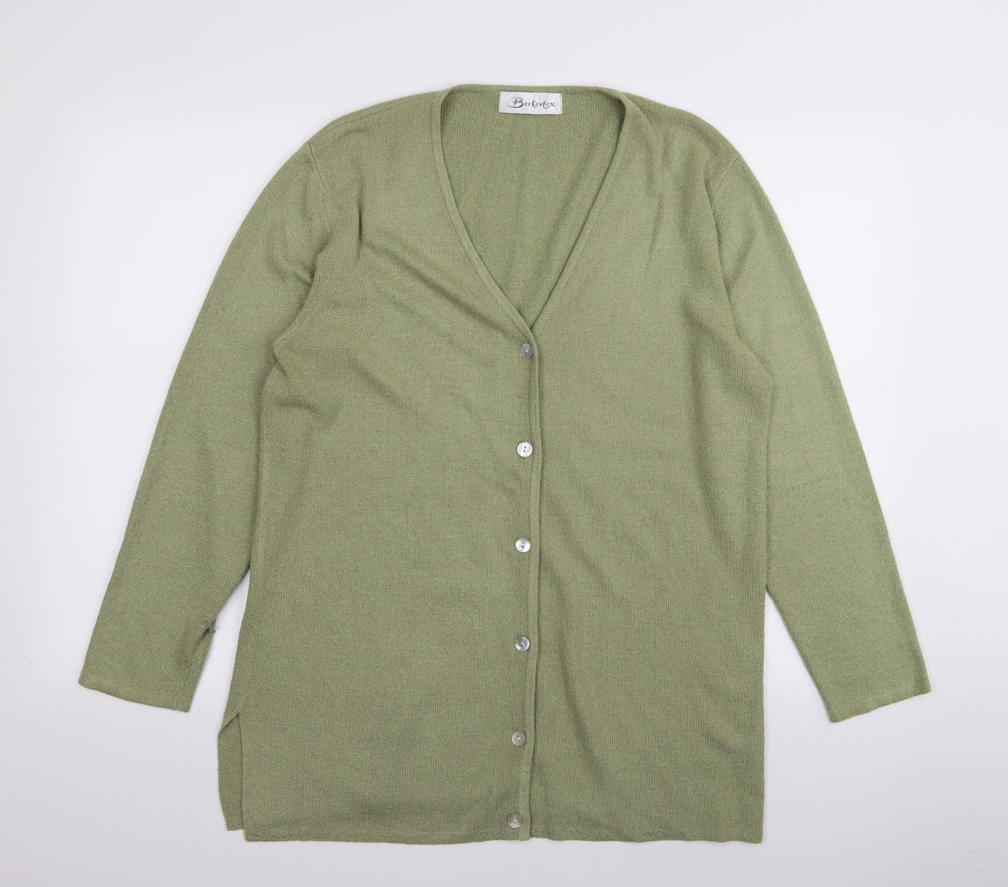 Berkertex Womens Green   Cardigan Jumper Size 18