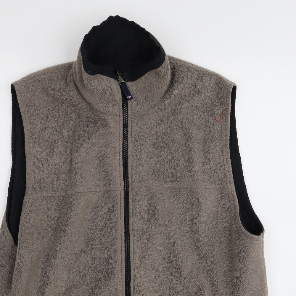 M&S Mens Brown   Gilet Coat Size M