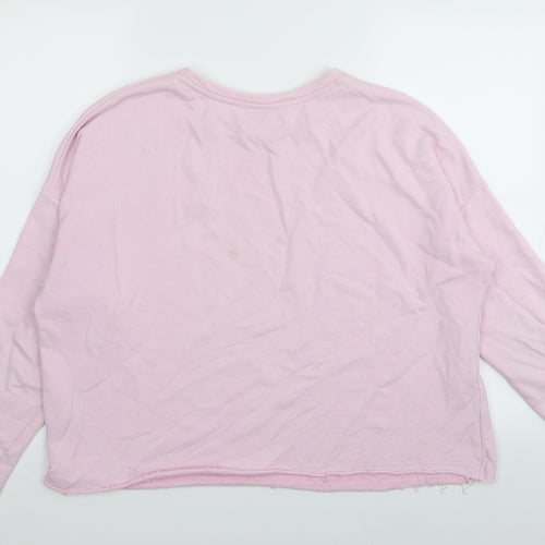 Pull&Bear Womens Pink   Pullover Jumper Size 10