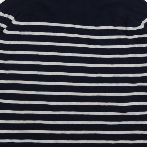 Vertbaudet Womens Blue Striped  Pullover Jumper Size 12