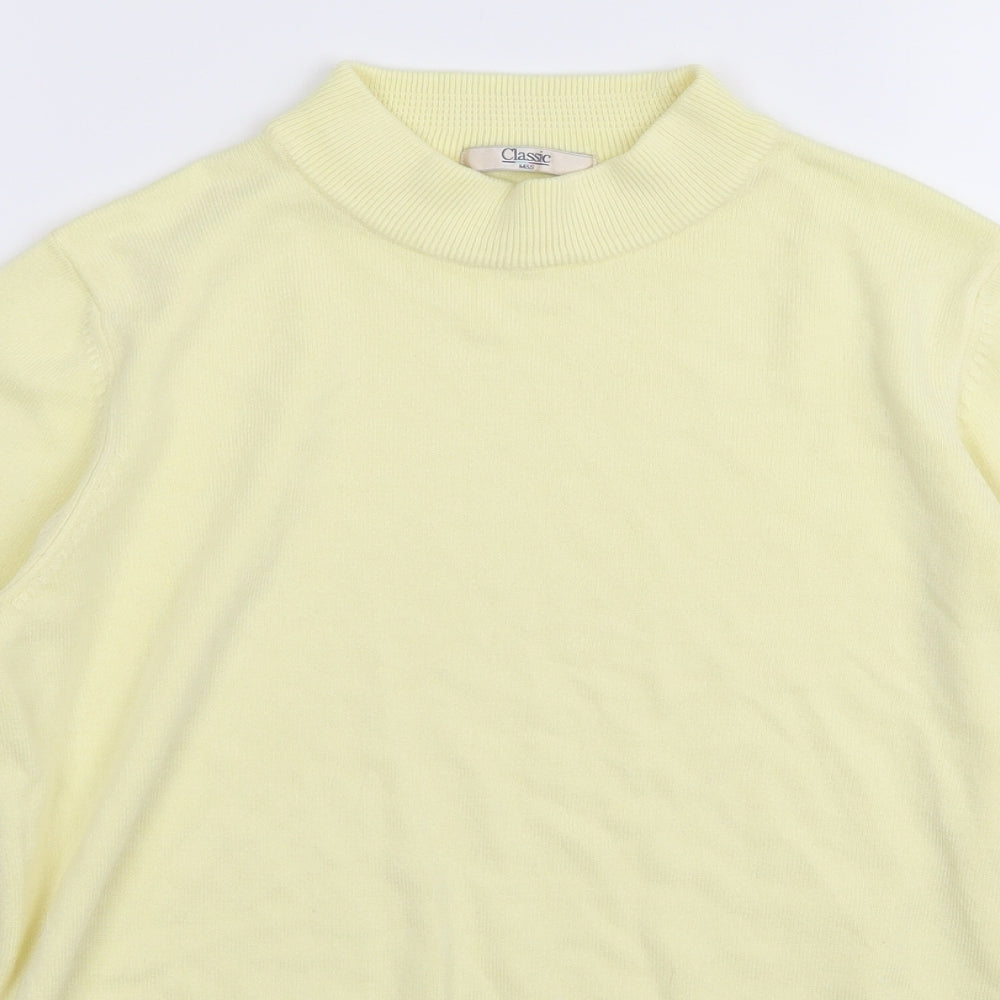 classic M&S Womens Yellow   Pullover Jumper Size 12