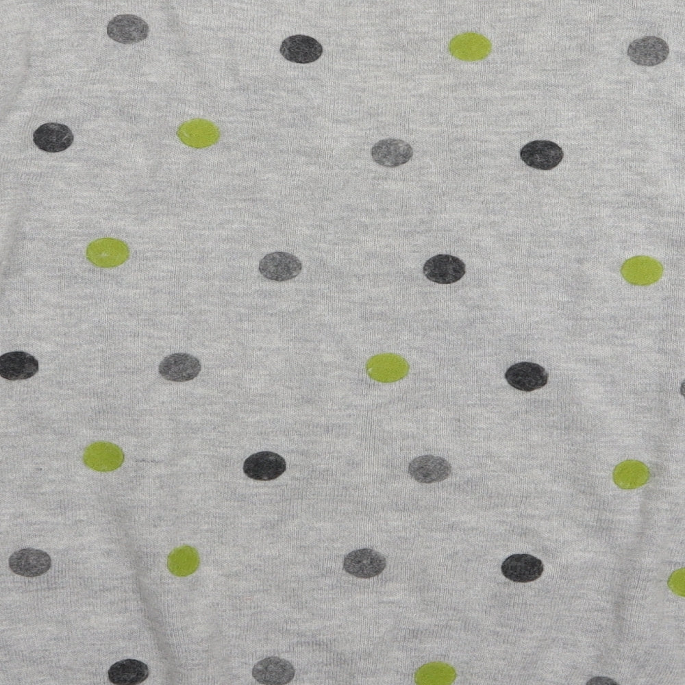 CC Womens Grey Polka Dot  Pullover Jumper Size XL