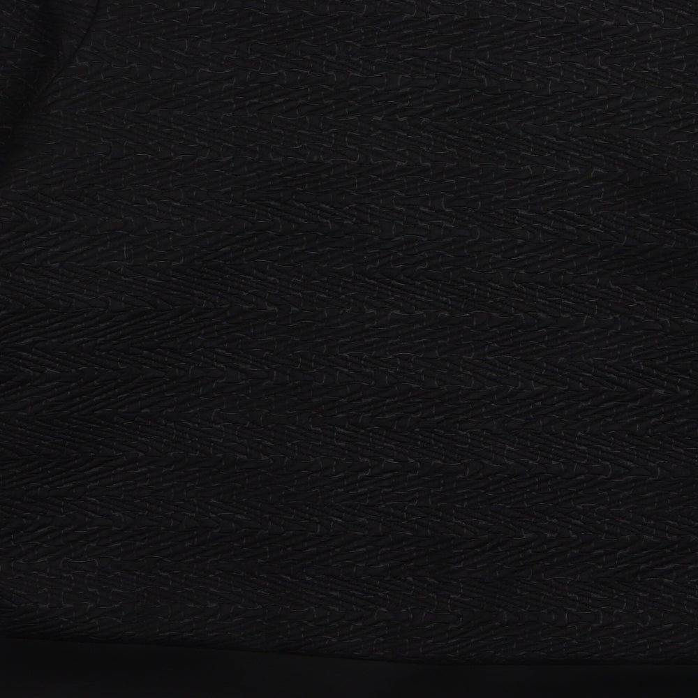 Klass Womens Black   Full Zip Jumper Size 14
