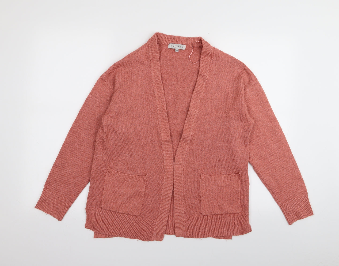 Nutmeg Womens Pink   Cardigan Jumper Size 10