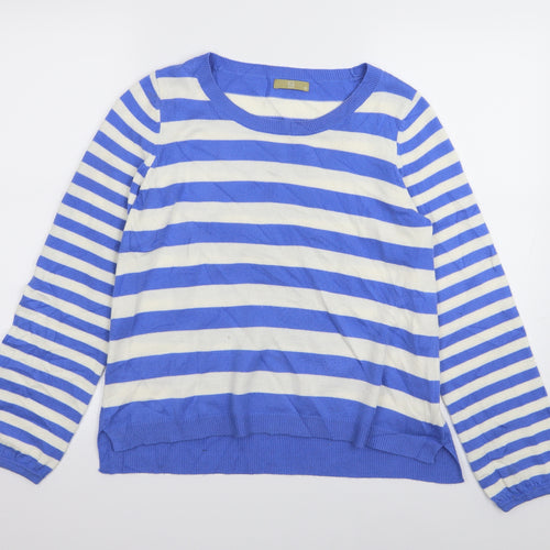 TU Womens Multicoloured Striped  Pullover Jumper Size 10