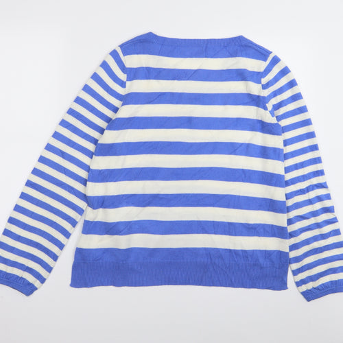 TU Womens Multicoloured Striped  Pullover Jumper Size 10