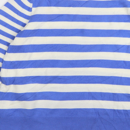 TU Womens Multicoloured Striped  Pullover Jumper Size 10