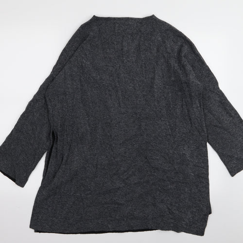 Zara Womens Grey   Pullover Jumper Size M