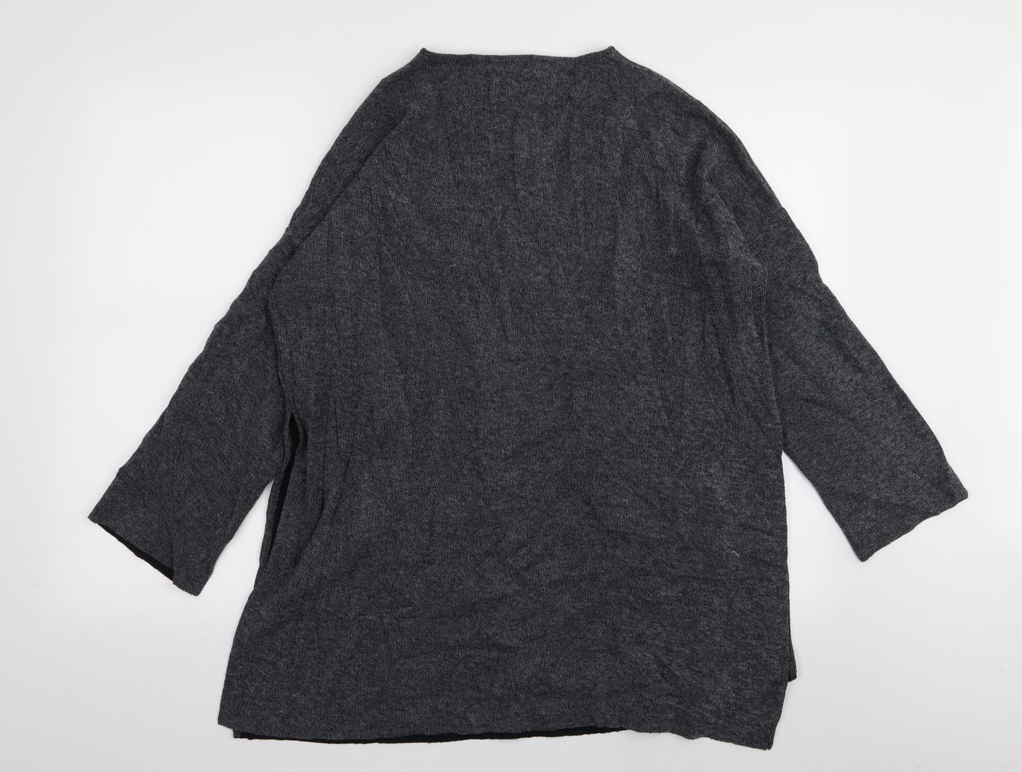 Zara Womens Grey   Pullover Jumper Size M
