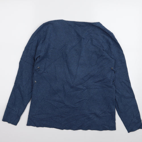 mnode Womens Blue   Pullover Jumper Size M