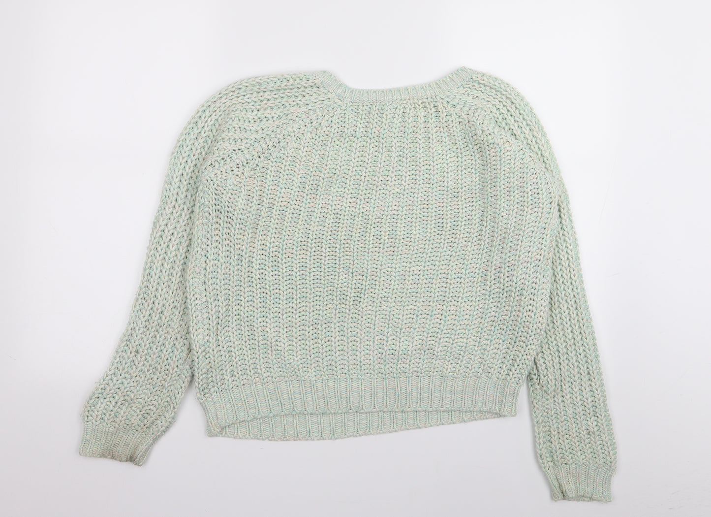 Dorothy Perkins Womens Green Animal Print  Pullover Jumper Size 16