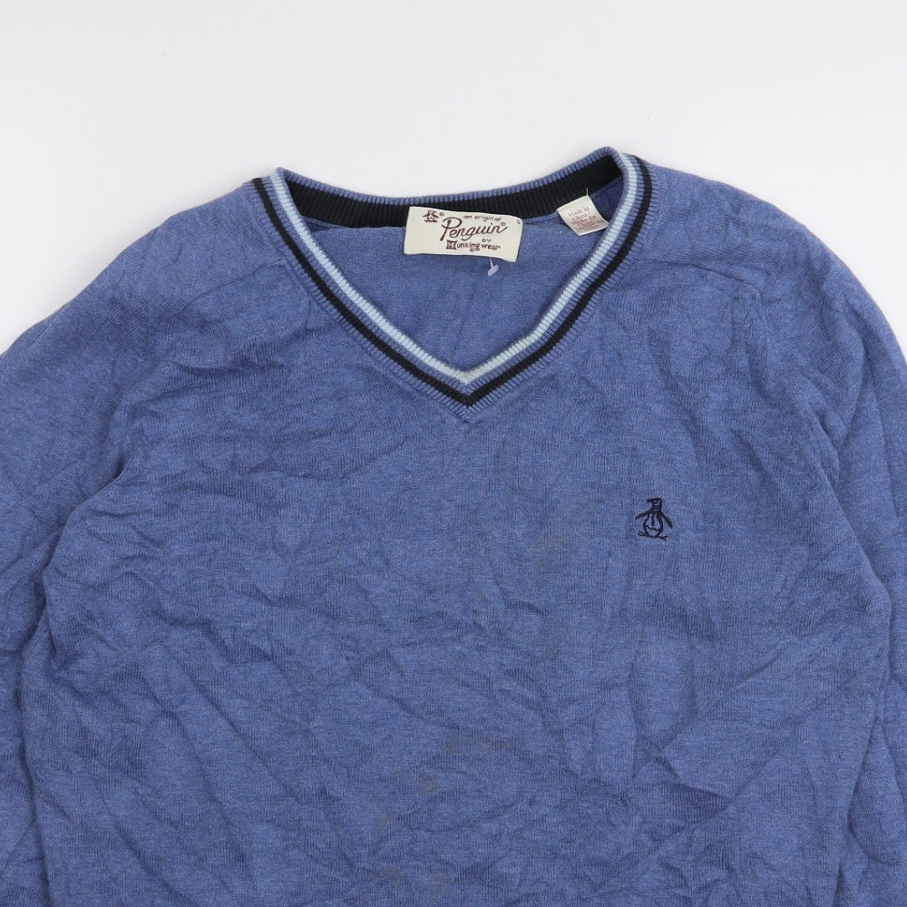 Penguin Mens Blue   Pullover Jumper Size S