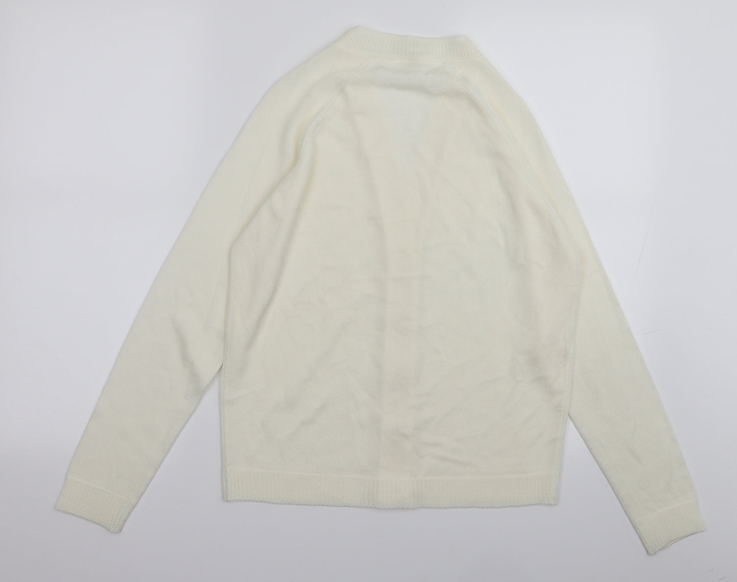 TRICEL Womens White   Cardigan Jumper Size 16