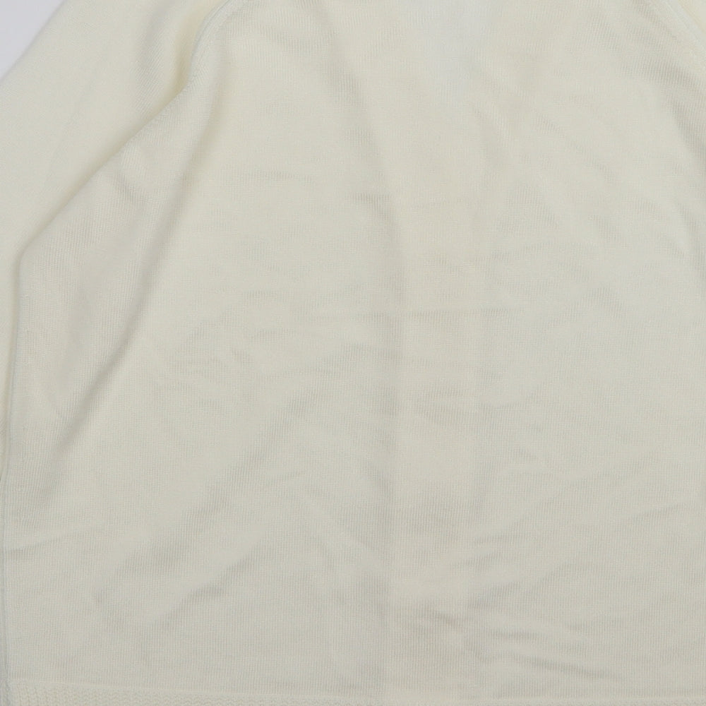 TRICEL Womens White   Cardigan Jumper Size 16