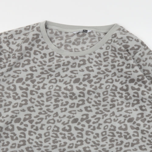 pep&co Womens Grey Animal Print  Top Pyjama Top Size 20