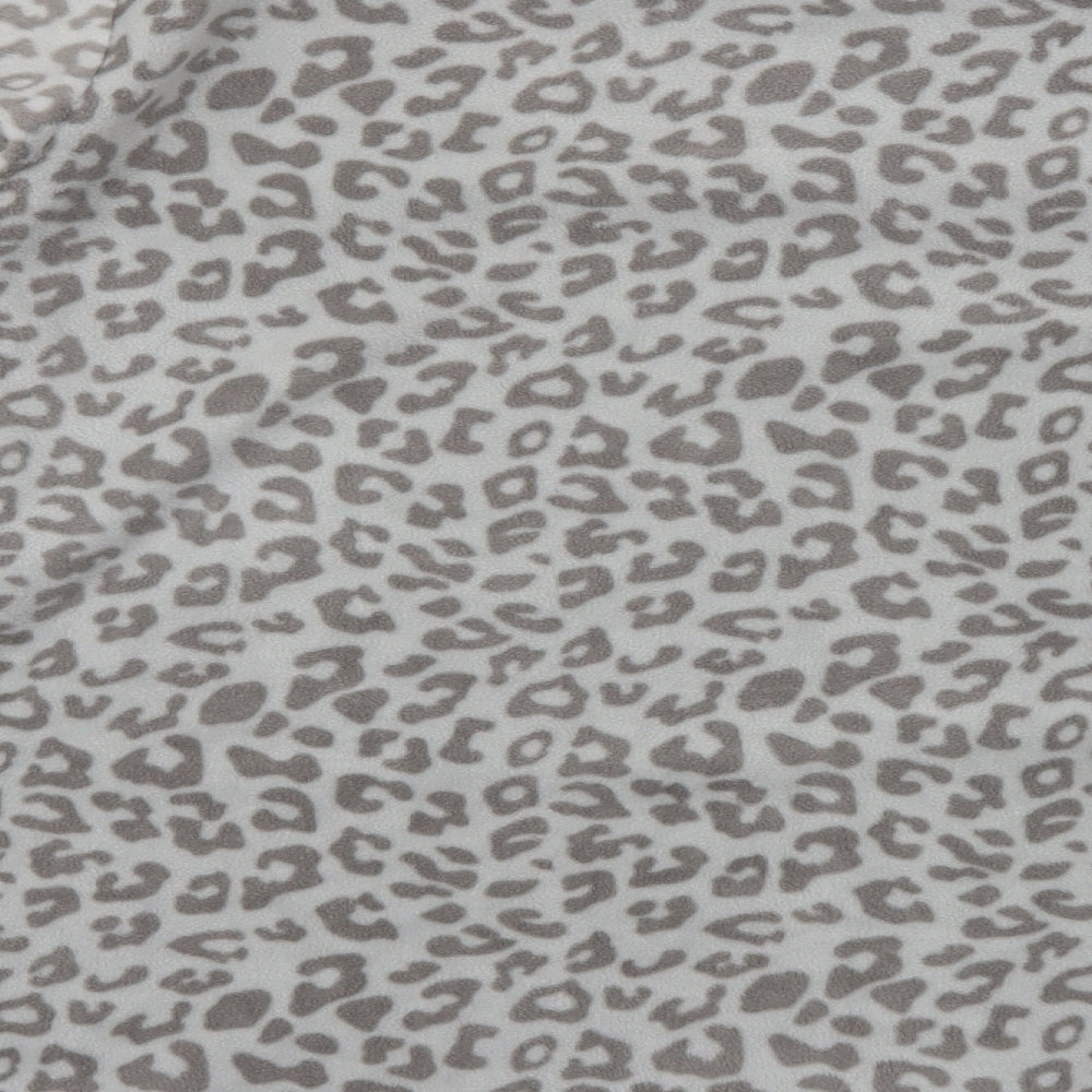 pep&co Womens Grey Animal Print  Top Pyjama Top Size 20