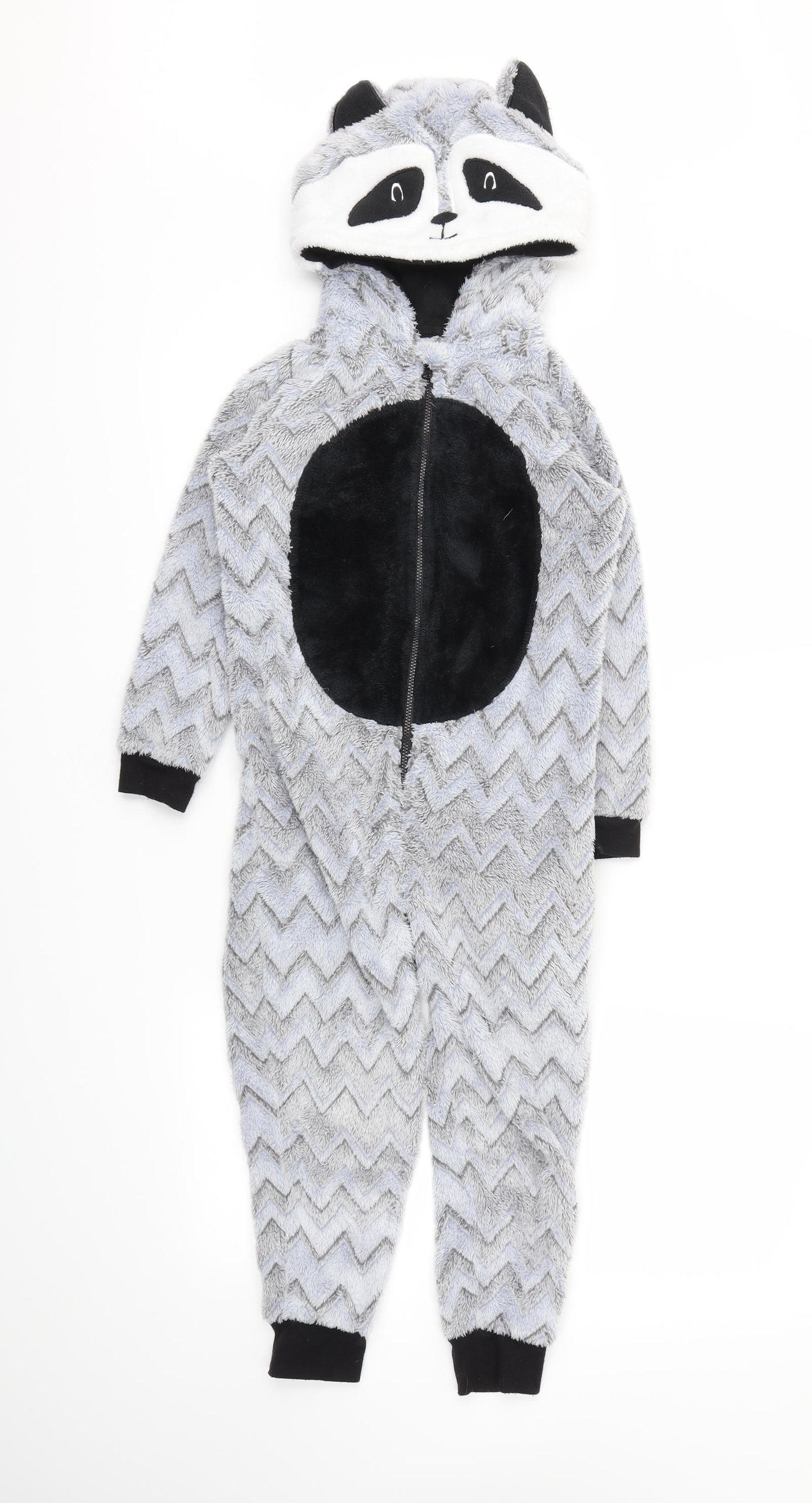 TU Boys Grey Animal Print   Bodysuit Size 5-6 Years