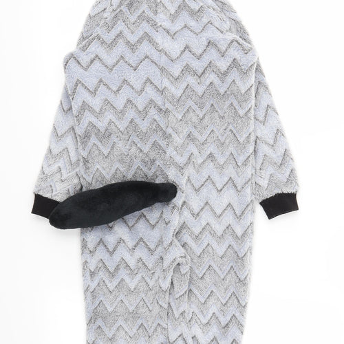 TU Boys Grey Animal Print   Bodysuit Size 5-6 Years