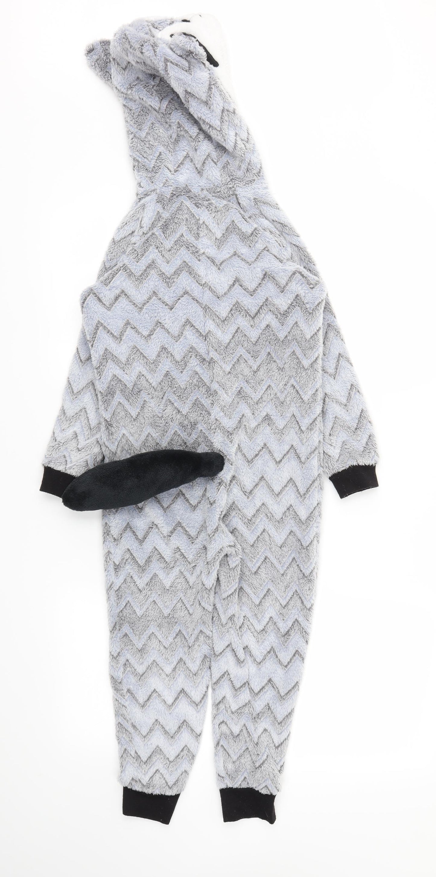 TU Boys Grey Animal Print   Bodysuit Size 5-6 Years