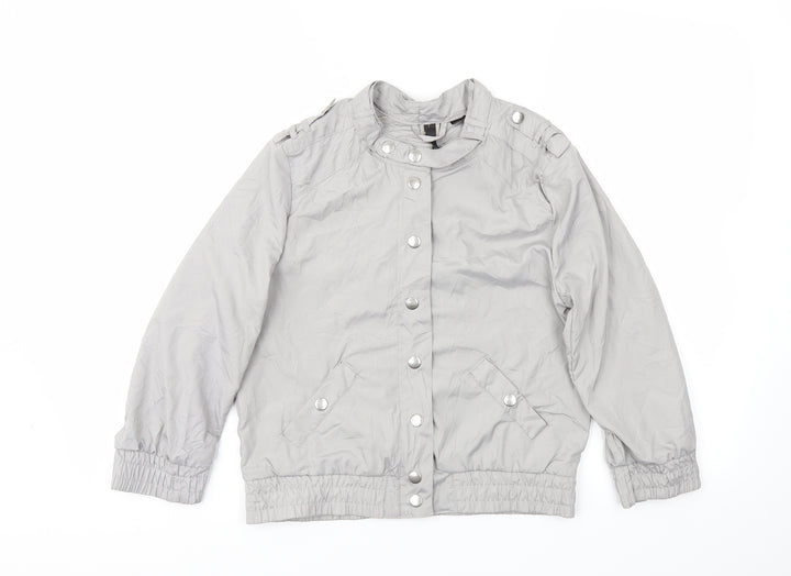 H&M Womens Green Jacket Coat Size 6