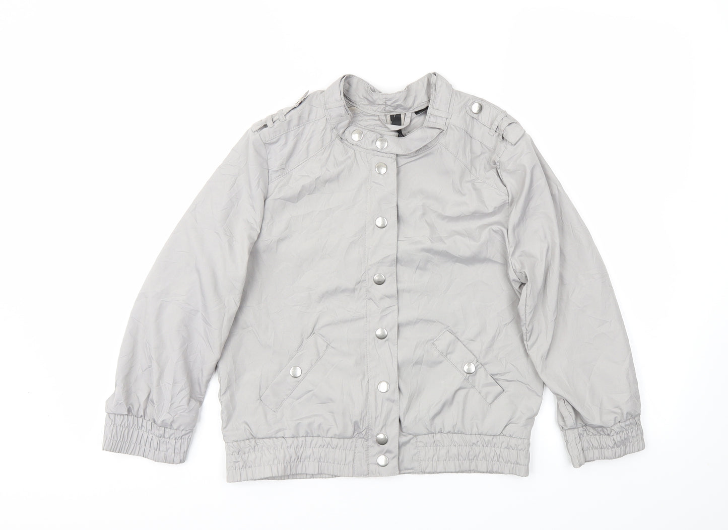 H&M Womens Green   Jacket Coat Size 6