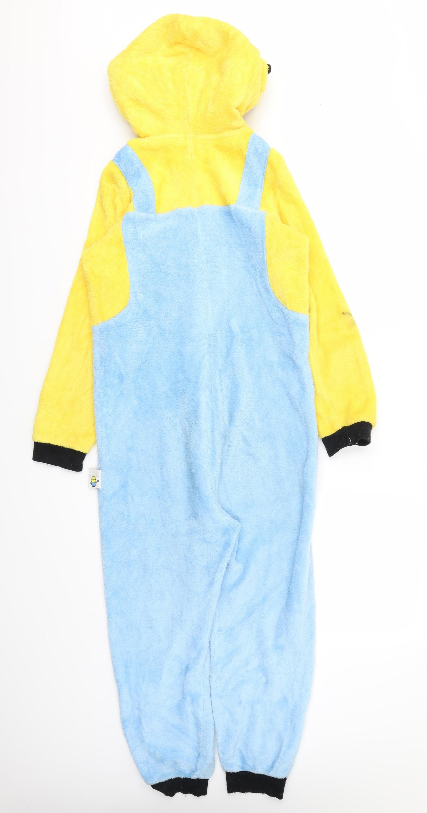 DISPICABLE ME Boys Blue Animal Print   Bodysuit Size 10-11 Years