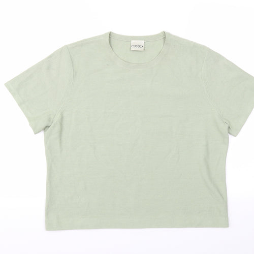 Eastex Womens Green   Basic T-Shirt Size 18