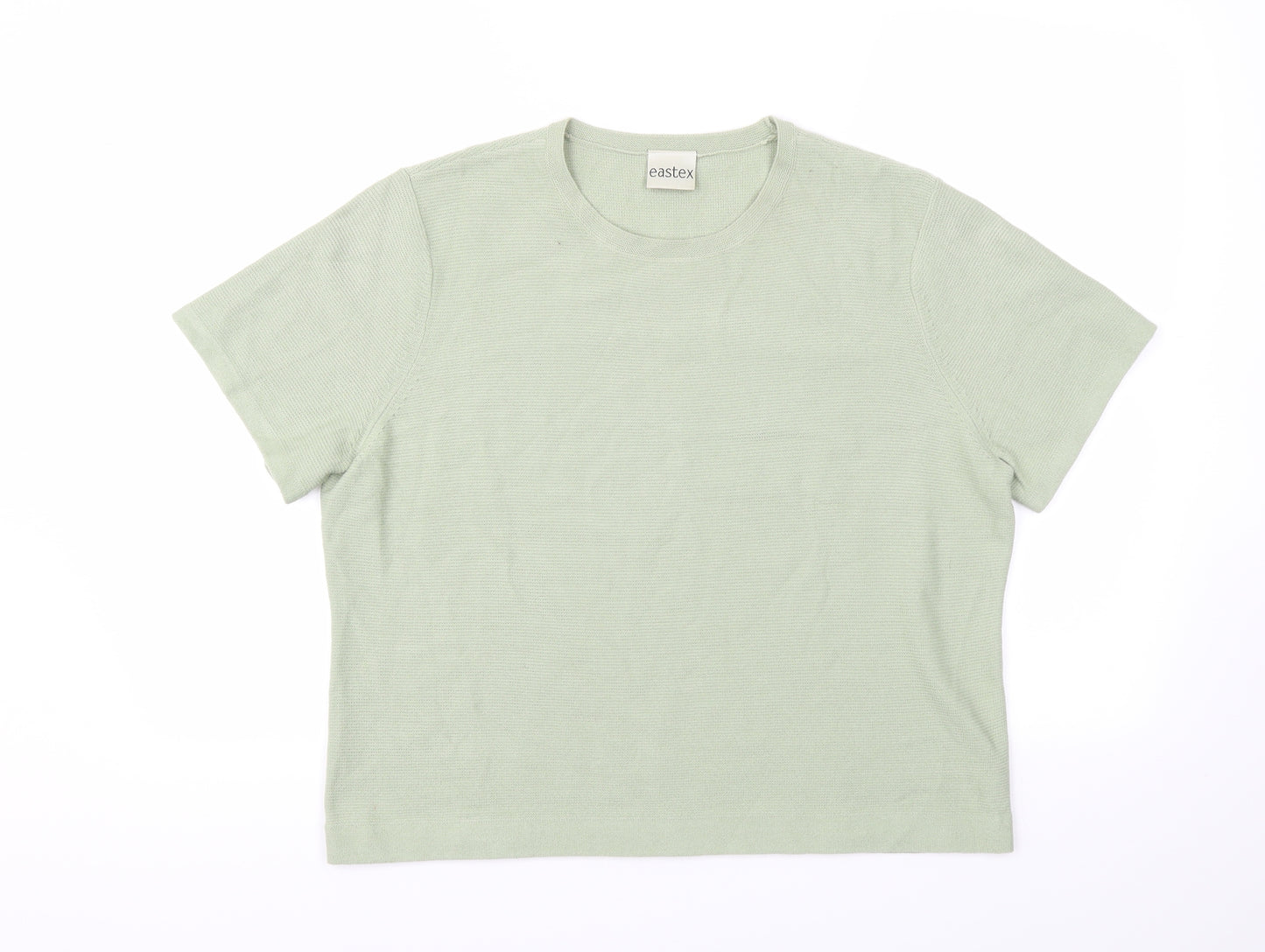 Eastex Womens Green   Basic T-Shirt Size 18