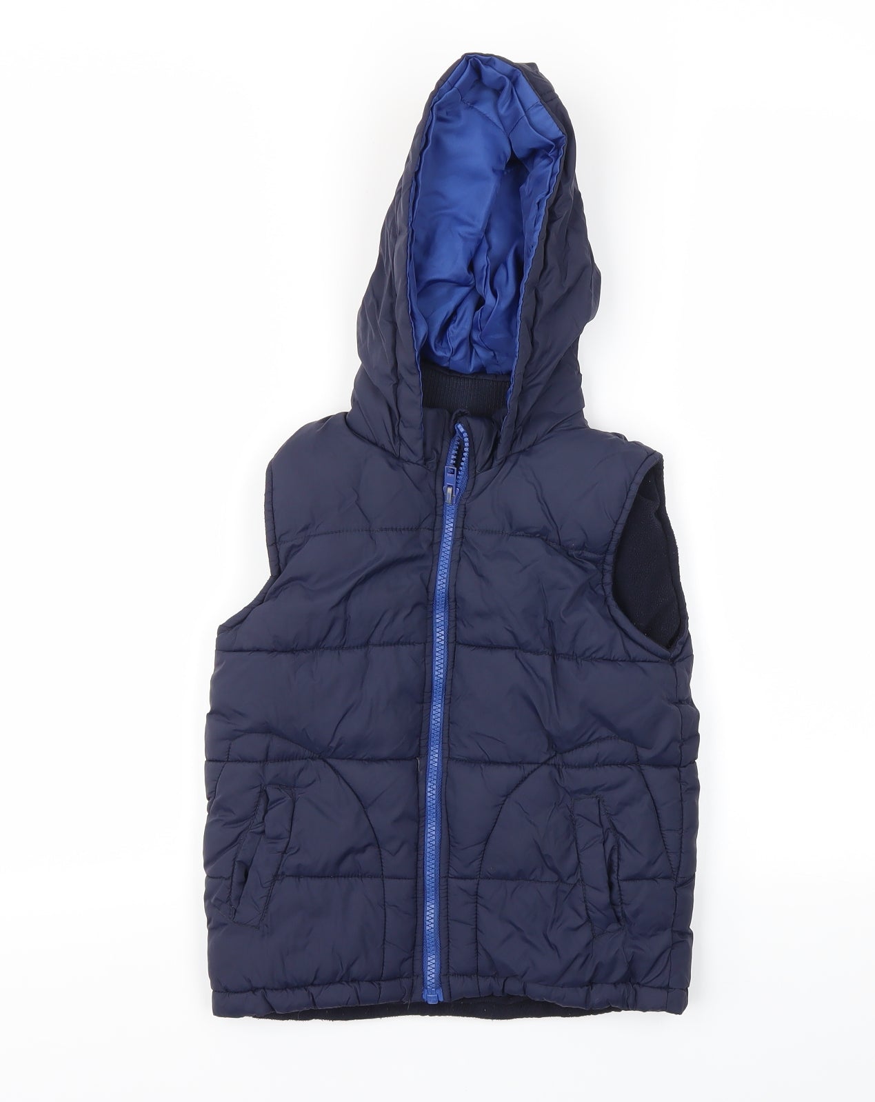 Matalan Boys Blue   Basic Coat Coat Size 4-5 Years