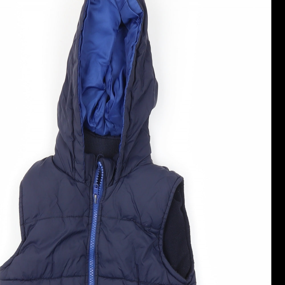 Matalan Boys Blue   Basic Coat Coat Size 4-5 Years