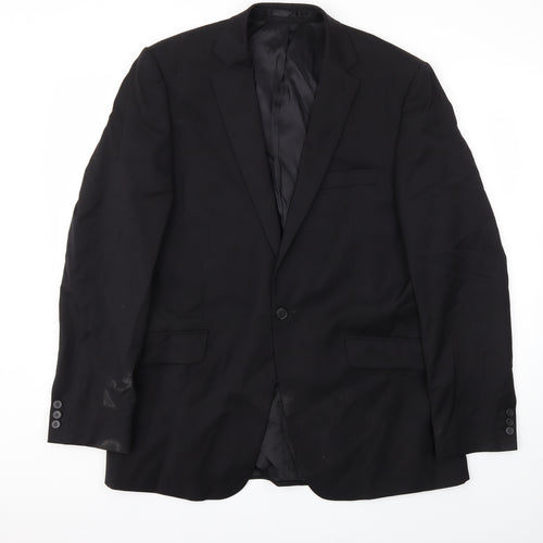 STVDIO Mens Black   Jacket Blazer Size 42