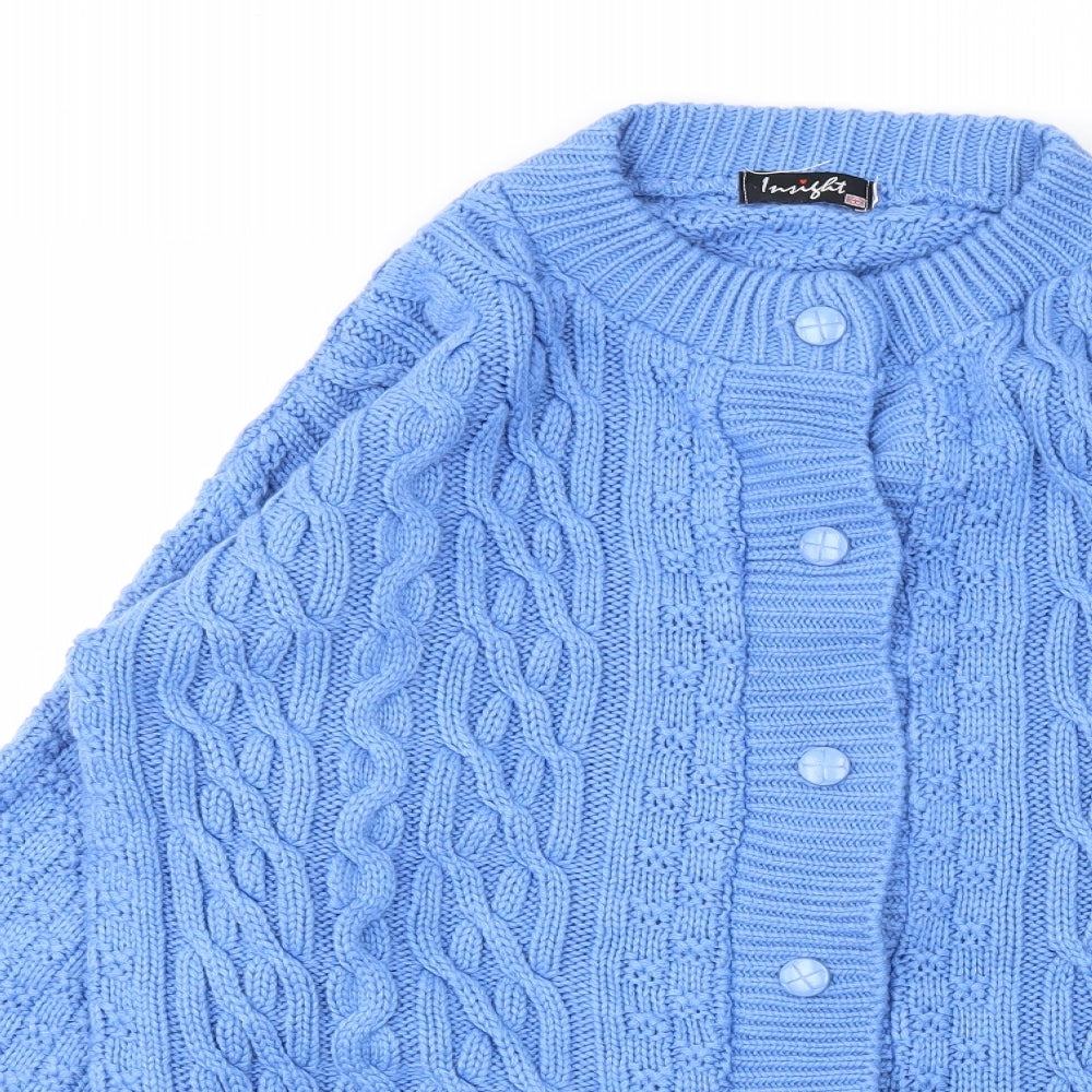 Insight Womens Blue   Cardigan Jumper Size M