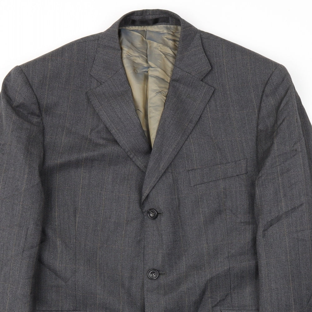 Preworn Mens Grey   Jacket Blazer Size 40