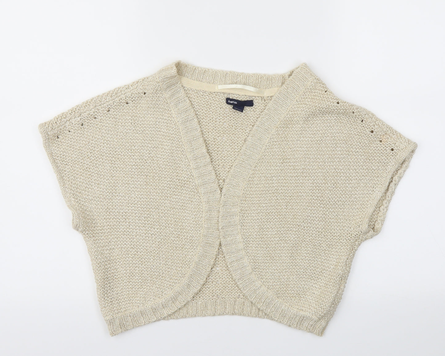 Gap Girls Gold   Cardigan Jumper Size 13 Years