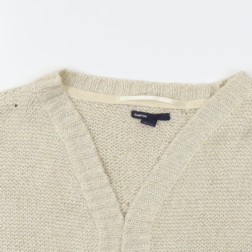Gap Girls Gold   Cardigan Jumper Size 13 Years