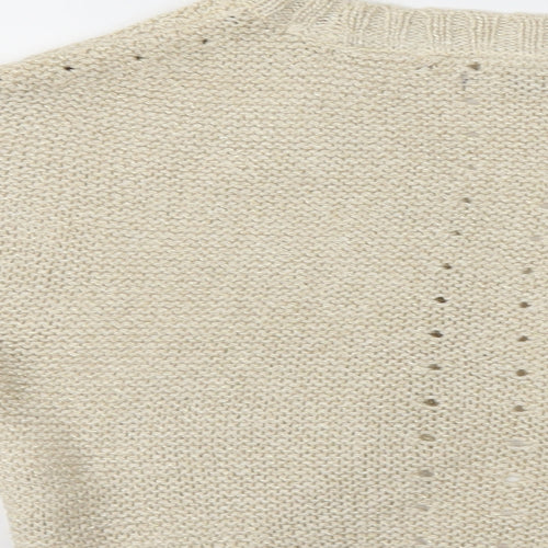 Gap Girls Gold   Cardigan Jumper Size 13 Years