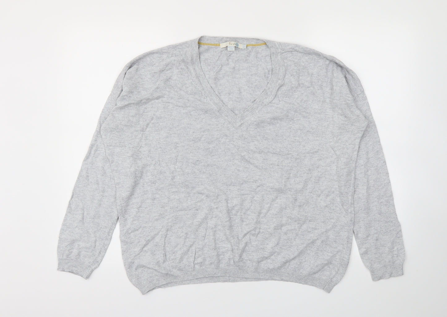 Boden Womens Grey   Basic T-Shirt Size 14