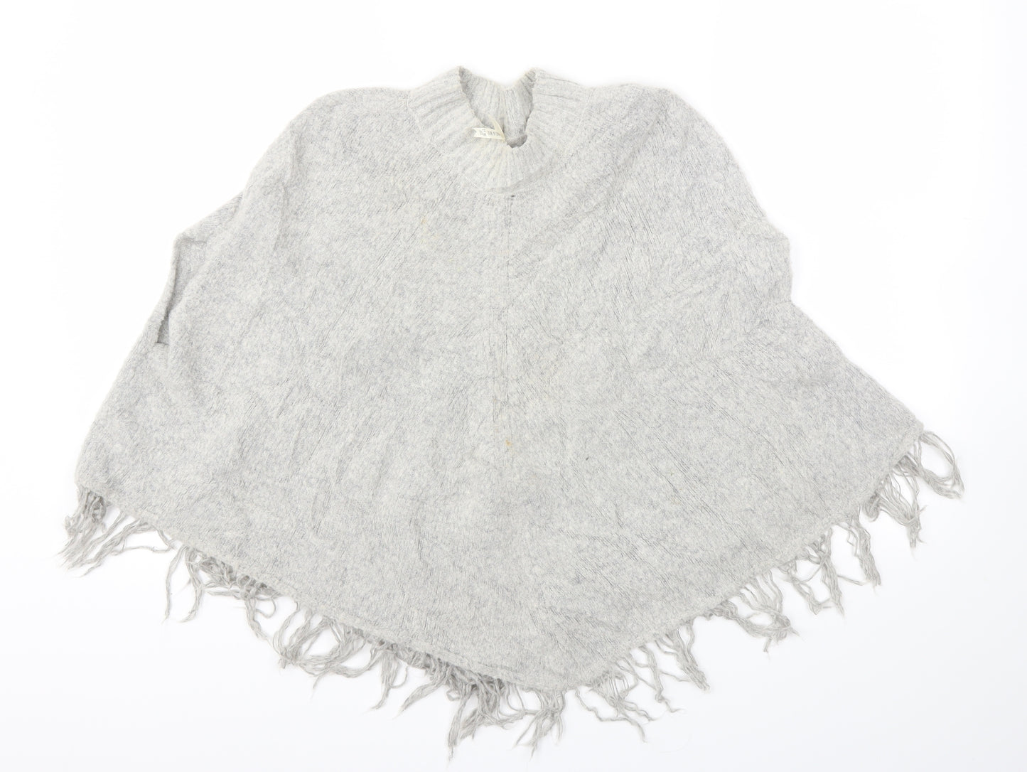 YD Girls Grey   Cape Jumper Size 8-9 Years