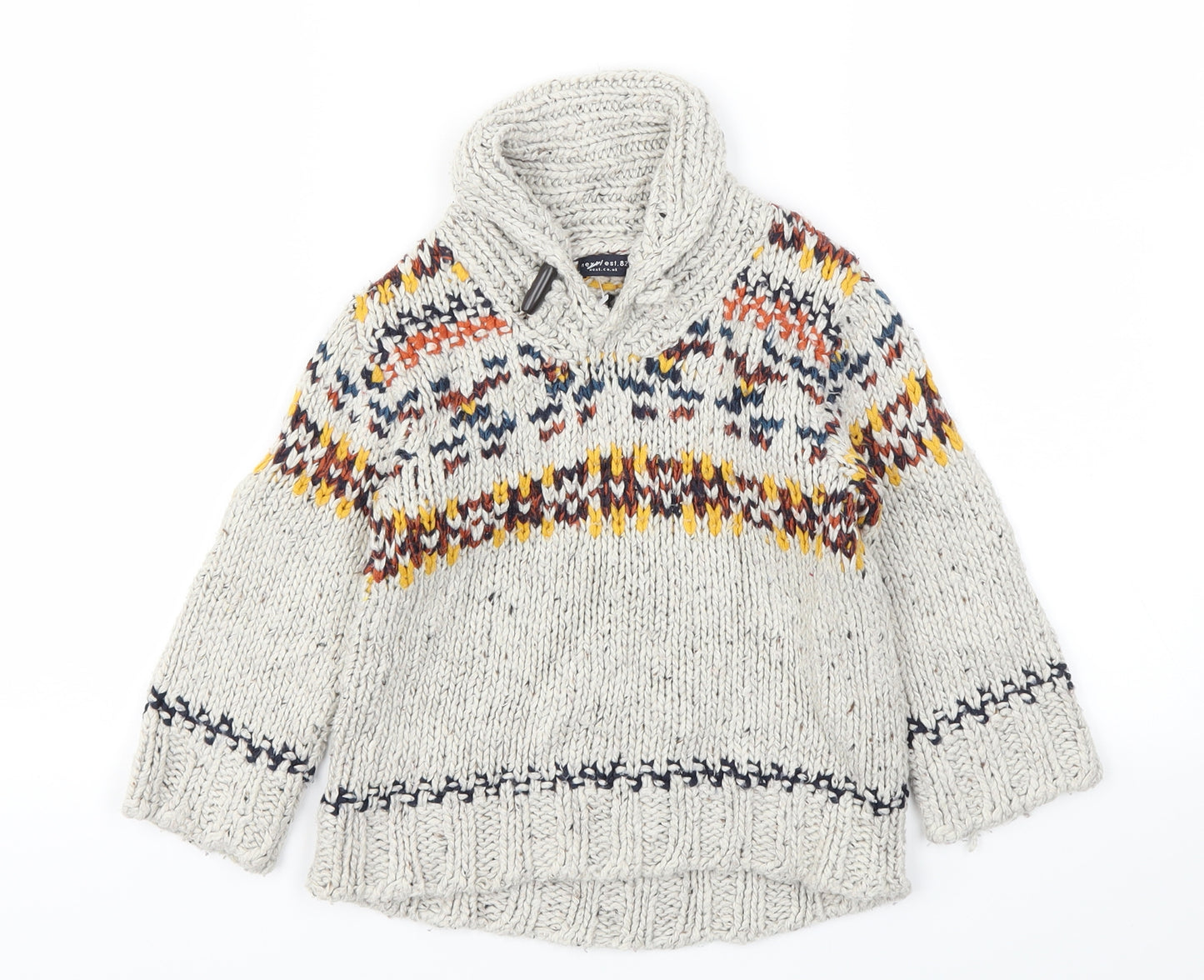 NEXT Boys Grey   Pullover Jumper Size 2-3 Years