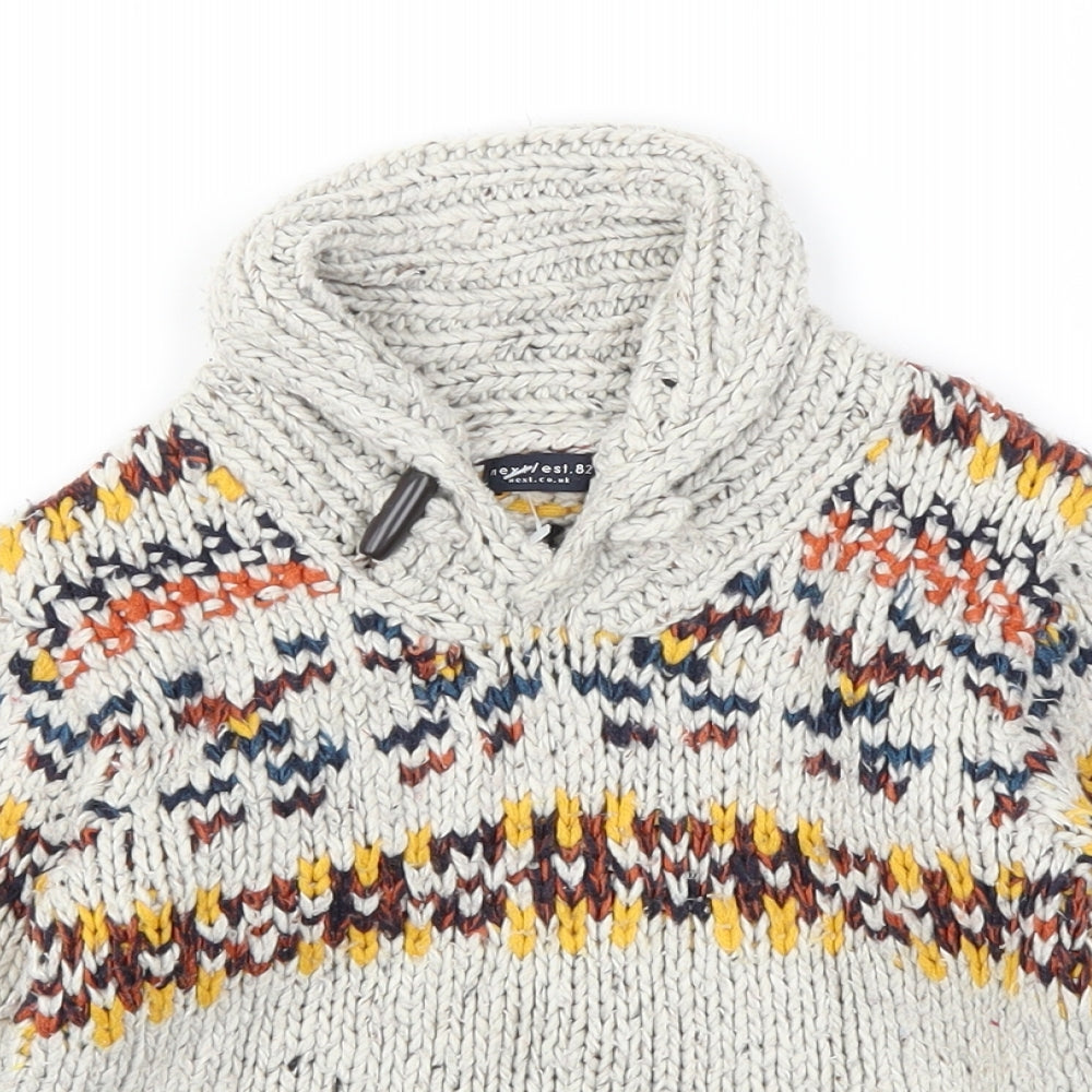 NEXT Boys Grey   Pullover Jumper Size 2-3 Years