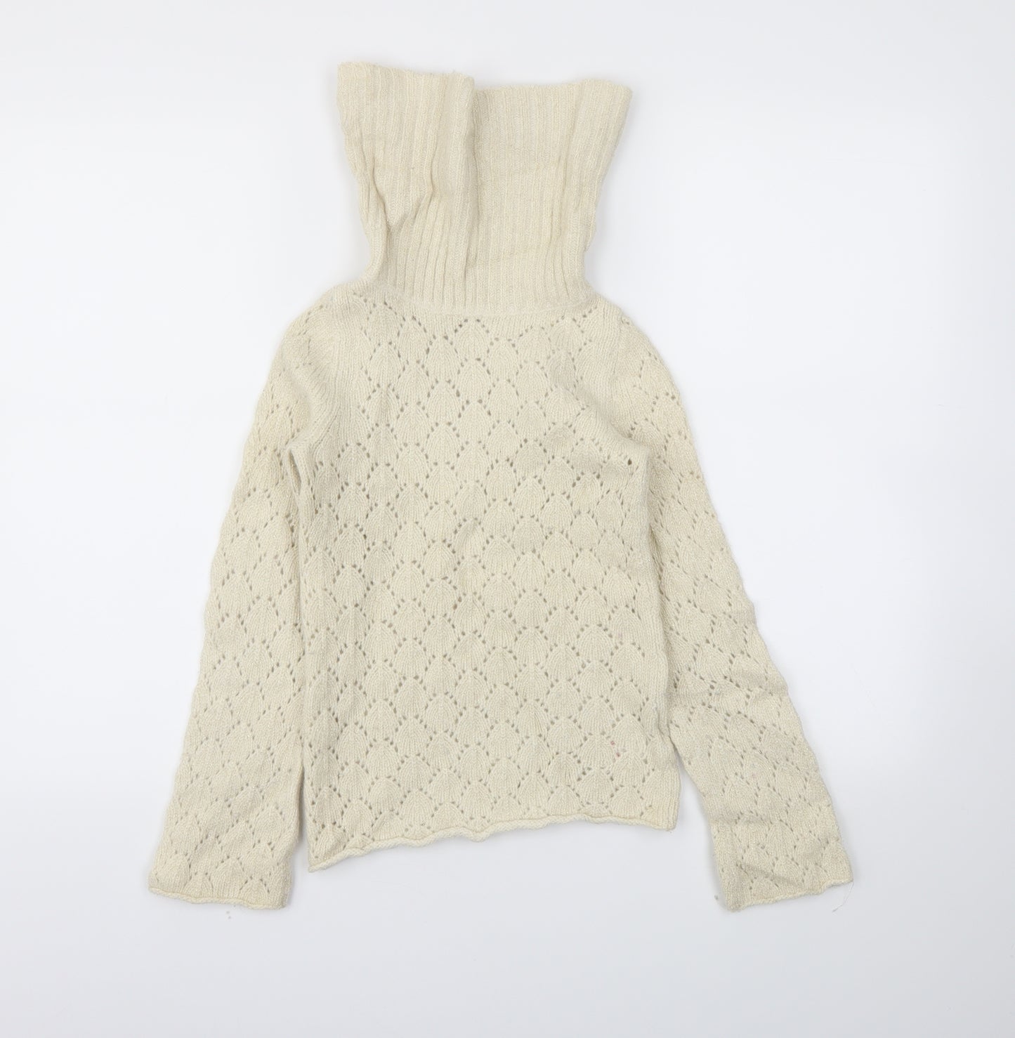 TOPSHOP  Womens Ivory   Pullover Jumper Size 8